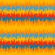Colorful melted pattern