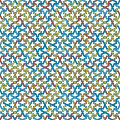 Colorful arabic pattern