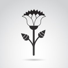 Ancient floral design