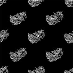 Seamless pattern with feathers N19
