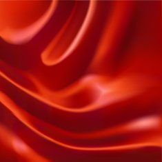 Beautiful realistic red expensive silk fabric