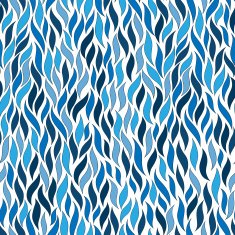 leaves on a white background vector seamless abstract hand-drawn N2