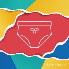 underwear line icon