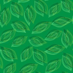 green leaves on a background vector seamless abstract hand N2