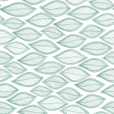 green leaves on a white background vector seamless abstract hand N5