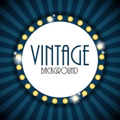 Retro Vintage Background Template Vector Illustration N4