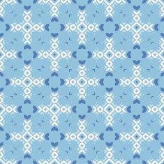 Blue Pattern N6