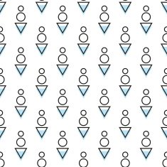 Geometrical arrows seamless pattern