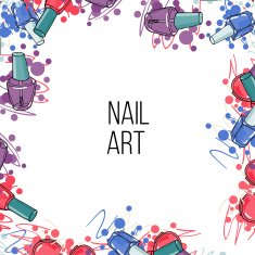 Vector nail lacquer bottles N2