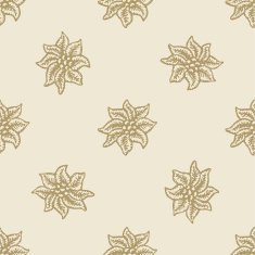 poinsettia christmas flower pattern seamless background