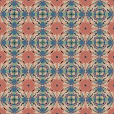 Seamless pattern with abstract motives