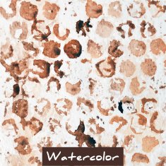 Brown abstract watercolor background N2