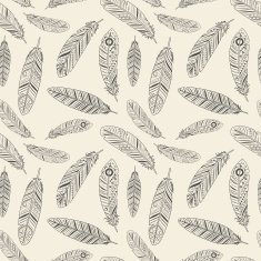 Hand-drawn Feather Texture