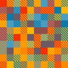 Checkered plaid pattern