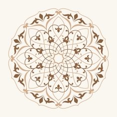 Ornamental round pattern N2