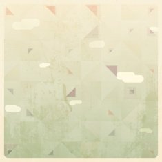 Abstract Retro Geometric Background