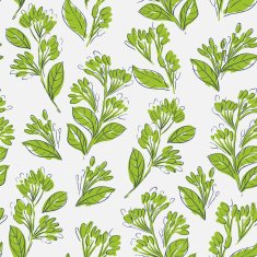 Tender and elegant vintage floral seamless pattern
