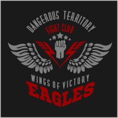 Eagle wings - military label badges and design elements