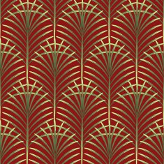 Palm leaves vector seamless pattern N2