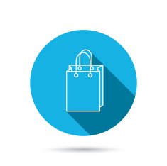 Shopping bag icon Sale handbag sign N8