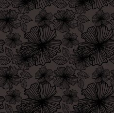 Seamless background of flowers on a dark N2