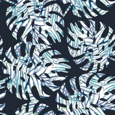 Tropical leaves pattern N2