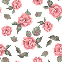 Rosebuds 1 Seamless pattern 2