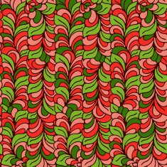 Vector floral seamless pattern background N6