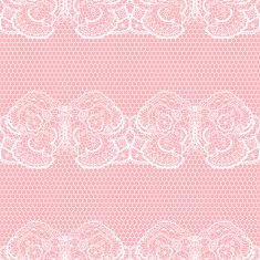 Lace seamless pattern with flowers N7