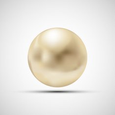 Pearl isolated on a white background