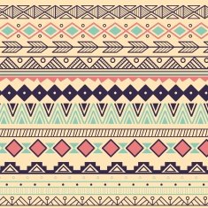 Aztec tribal pattern in stripes N3