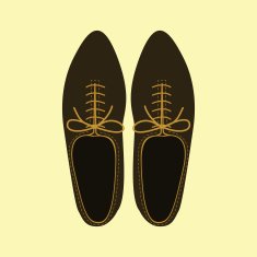Man shoes icon Flat design N2