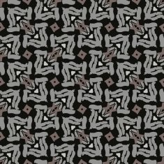 Abstract seamless pattern in black gray and brown