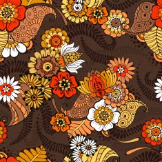 Mehndy flowers pattern N6