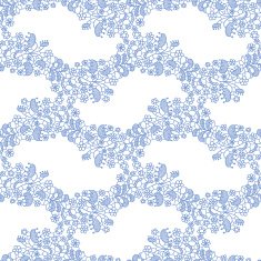 Lace seamless pattern with flowers N9