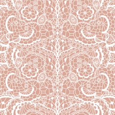 Lace seamless pattern with flowers N11