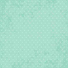 Bright Polka Dot white on cool green background crumpled paper