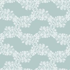 Lace seamless pattern with flowers N13