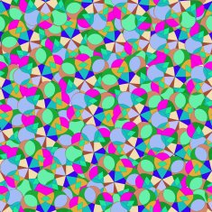 Abstract kaleidoscope background Vector seamless pattern