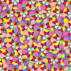 Abstract kaleidoscope background Vector seamless pattern N2