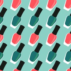 Nail lacquer or nail polish seamless pattern N3
