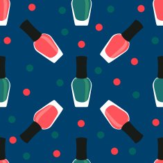 Nail lacquer or nail polish seamless pattern N4