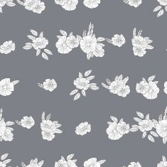 Black And White Flowers N10