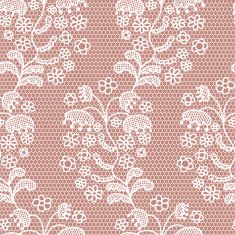 Lace seamless pattern with flowers N15