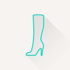 Woman boot icon N4