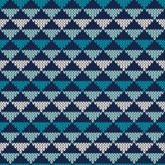 Abstract Knitted Pattern Seamless Background N4