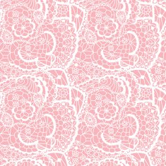 Lace seamless pattern with flowers N20