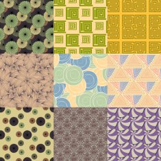 Vector of Seamless Patterns set N6