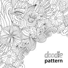 Doodle hand-drawn pattern N2