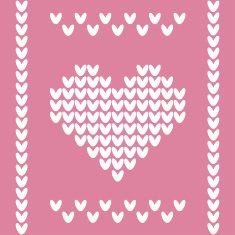 Knitted vector pattern